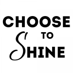 Choose to shine logo witte achtergrond